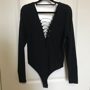 Express Lace Up Bodysuit